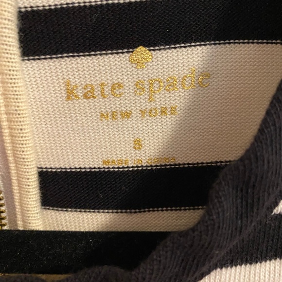 Kate Spade black and white (off-white) tank dress size small - Picture 3 of 4